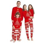 Ensemble pyjama de Noël 2024 vêtements père mère fille enfants vêtements de nuit tenues