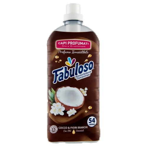 Fabuloso Ammorbidente Concentrato Cocco & Fiori BIanchi 56 Misurini 12500ml - Immagine 1 di 1