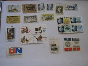 Collection of 22 Different 1970s MNH Single USA Stamps, 1410-13, 1415-18 +++++ - Picture 1 of 16