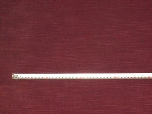 'Harbour FR' Aubergine, J. Brown Faux Suede Upholstery Furnishing Fabric, 1.9 mt - Picture 1 of 3