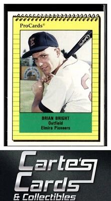 Brian Bright 1991 ProCards #3281 Elmira Pioneers - Image 1 of 2