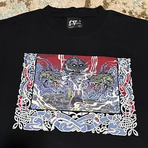 Camicia vintage moda vittima Cesar il druido taglia XL Jim Fitzpatrick - Foto 1 di 6