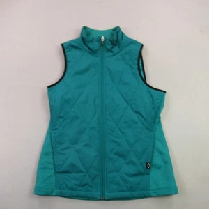 Oakley Vest Womens Medium Full Zip Sleeveless Outdoors Green Lightweight - Picture 1 of 7