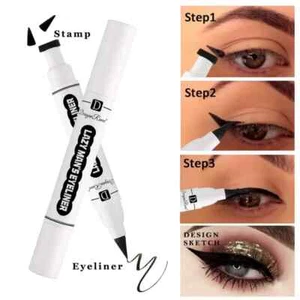 Kit de maquillaje de ojos líquido de larga duración con estampillas delineador de ojos impermeable - Imagen 1 de 7