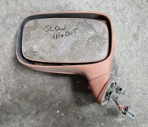 88 - 93 Mustang Convertible Driver LH Door Mirror w/ Power Harness - Foto 1 di 2