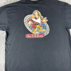 Camiseta Disney Blancanieves Vintage Años 90 Grumpy Drawf Mangas Largas Talla Grande - Imagen 1 de 11