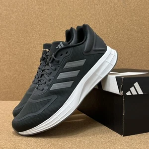 Adidas Duramo 10 Running Shoes Men's Size 9.5 Grey Cloud White Athletic Sneakers - Picture 1 of 14