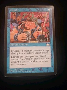 Magic the Gathering MTG Apathy Weatherlight LP - Picture 1 of 1