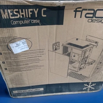 Estuche para computadora Fractal Design Meshify C - Torre media NUEVO EN MANO Foto 1 de 4