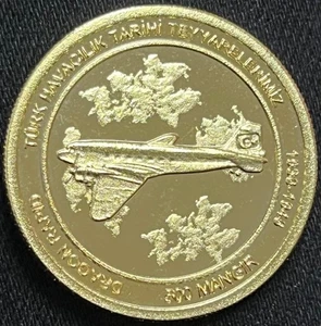 Türkische Luftfahrtgeschichte 2024 Dragon Rapid & King Birt 500M mit Zertifikat - Bild 1 von 4