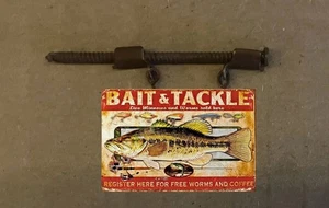 METAL HO SCALE HANGING BUILDING SIGN BAIT AND TACKLE SHOP STORE HOH32 - Picture 1 of 2