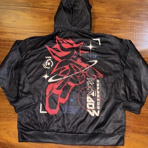 Shadow The Hedgehog Herren Pullover Hoodie Neu 2XL SCHWARZ Fleece gefüttert - Bild 1 von 5
