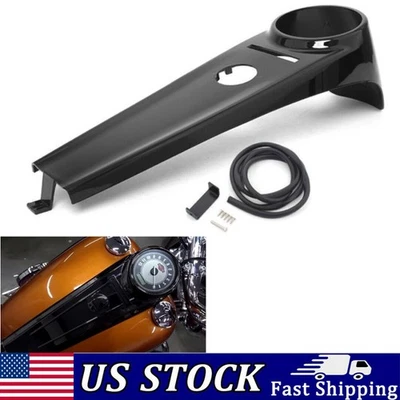 Cubierta del panel de la consola de combustible del tablero del tanque de gasolina delantero para Harley Softail Deluxe 2006-2017 Foto 1 de 4