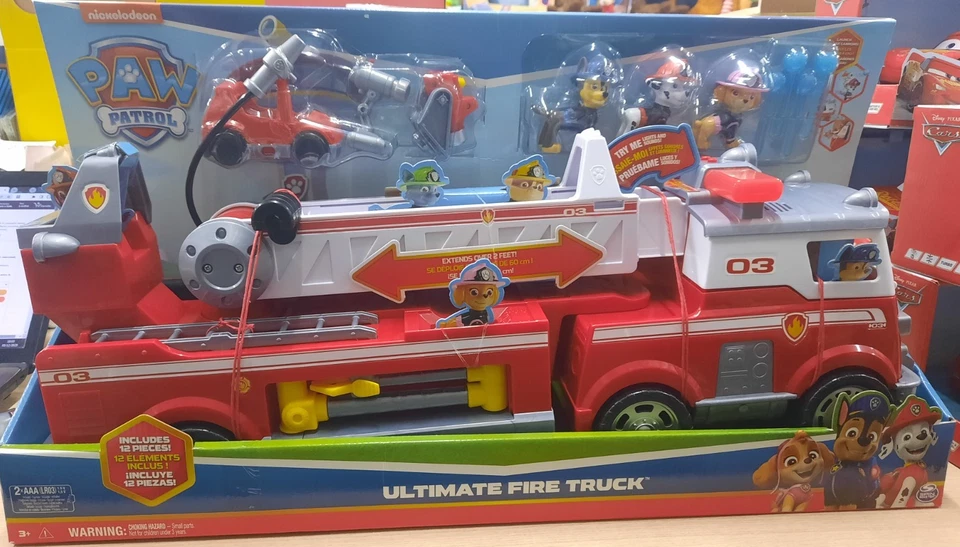 Paw Patrol Camion dei Pompieri Ultimate Rescue dimensioni 60,9 cm luci e Suoni. - Immagine 1 di 4