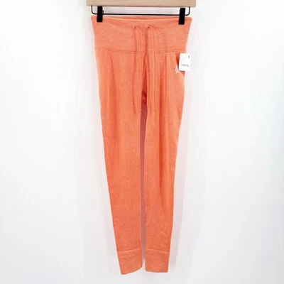 Free People Movement Go To Leggings Size XS/S Washed Mandarin Red NWT Athleisure - Image 1 of 4