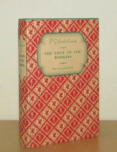 P G Wodehouse - The Luck of the Bodkins - 1st (1956 Autograph First Edition DJ) - Imagen 1 de 7