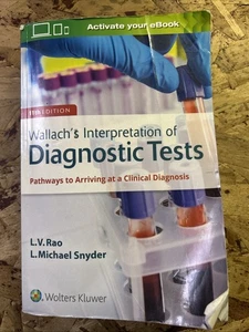 Wallach's Interpretation of Diagnostic Tests, 11th, Unscratched Code - Picture 1 of 6