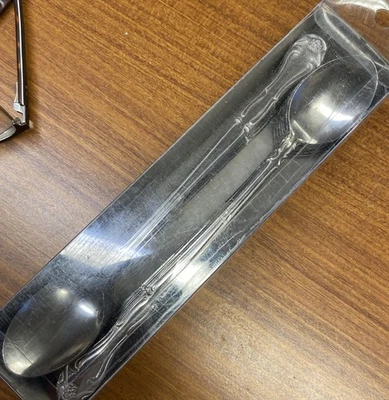 Conjunto de 8 colheres de chá geladas de aço inoxidável Walco 8"" - Imagem 1 de 4