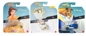 Hot Wheels Disney Figuren Cars Die Schöne und das Biest 3er Set - Bild 1 von 5