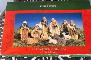 Set Natività Natalizia Vintage Kurt S Adler - Foto 1 di 20