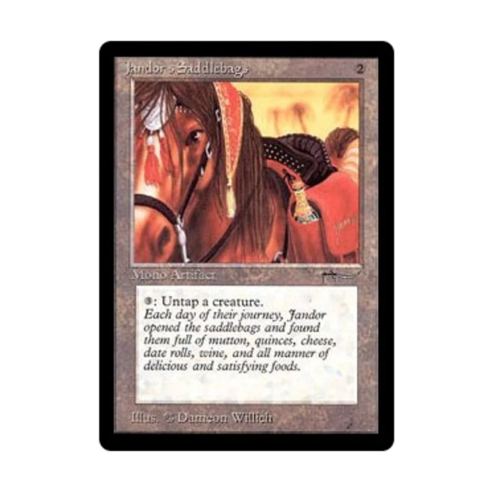 WOTC MtG Arabian Nights Jandor's Saddlebags (U2) VG - Image 1 of 1