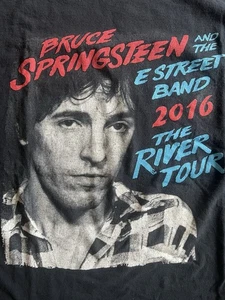 Bruce Sprinsteen E Street Band 2016 The River Tour Band Graphic T Shirt Size XL - Picture 1 of 7