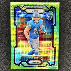 Panini Prizm Sam LaPorta 2023 Rookie RC Neon Green Pulsar Detroit Lions - Foto 1 di 2