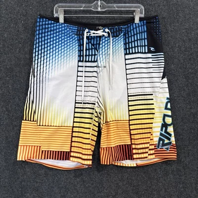 Rip Curl Mirage Fanning Blur 21 Board Shorts Mens 36 Multicolor Swim Trunks Surf - Image 1 of 4
