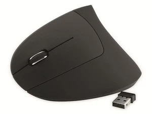 MEDIARANGE Funk-Maus MROS233, 6 Tasten, für Linkshänder, schwarz - Bild 1 von 2
