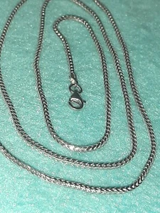 Damen Fuchsschwanz Kette 30 Zoll .925 Sterling Silber Fuchsschwanz Halskette 8,5 gr. - Bild 1 von 9