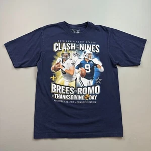 Dallas Cowboys Shirt Mens Medium 50th Anniversary 2010 Thanksgiving Day Clash - Picture 1 of 11