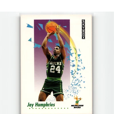 1991-92 Skybox Jay Humphries #158 Milwaukee Bucks - Image 1 of 2