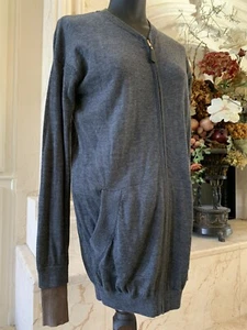 Marc by Marc Jacobs Gray Wool  ZIP cardigan  ( XS ) - Picture 1 of 8