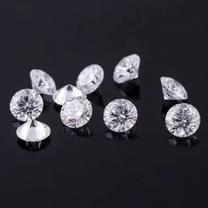 TCW- 1 CT Round Brilliant Cut Loose CVD Diamond Lot E Color VVS1 Clarity 10 Pcs - Picture 1 of 4