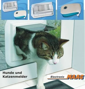 Katzenmelder Hundemelder Katzenklappe Funk Bewegungsmelder Durchgangsmelder PIR - Bild 1 von 4