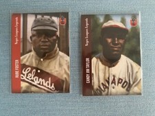 2020 Dreams Negro Leagues Legends #144 Rube Foster & #104 Jim Taylor HOF NM