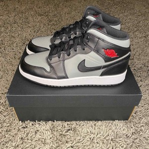 Las mejores ofertas en Jordan 1 Retro Low Negro Rojo Gris | eBay