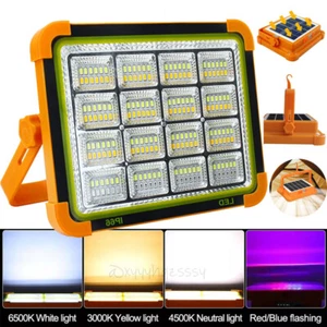 2000W LED Arbeitsleuchte Akku Aufladbar Werkstattlampe Baustrahler Flutlicht DHL - Bild 1 von 12