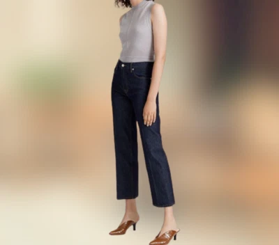 Pantalones de mezclilla Club Monaco para mujer The Structured Bootcut talla 24 venta al por menor $129 Foto 1 de 4