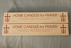 Muench Kreuzer Candle Co. Home candles Prayer Last Rites sick shut in 2 Boxes