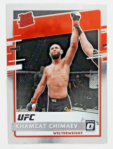 Khamzat Chimaev UFC 2021 Panini Optic Rated Rookie #210 - Picture 1 of 2