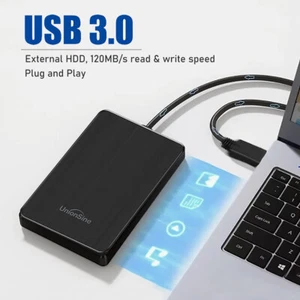 Disque dur externe portable 500 Go 1 To 2 To USB3.0 2,5 pouces pour PC et ordinateur portable - Photo 1/12