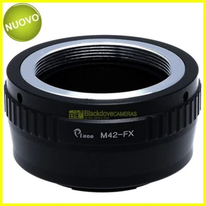 Adapter per obiettivi a vite M42 su fotocamere Fujifilm Fuji X Anello adattatore - Imagen 1 de 3