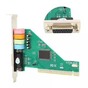 PCI Sound Card Channel 4.1 Audio Stereo Surround for Windows 98/2000/XP Laptop - Picture 1 of 12