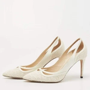 JIMMY CHOO Hickory Tweed Lackleder Old Money Point-Toe Pumps Heels Gr. 39 - Bild 1 von 16