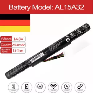 AL15A32 Akku für Acer Aspire E5-772-3519 E5-574-5461 E5-574-58GZ E5-574-73MP - Bild 1 von 6