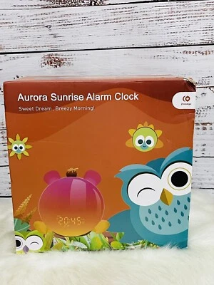 Chimiage Aurora Sunrise Simulation Alarm Clock Bluetooth Wake Up Light NIB - Image 1 of 4