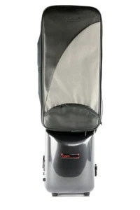 BAM HIGHTECH BASS CLARINET (TO C) CASE+ DOUBLE CASE (BB/A) BLACK CARBON 3126XLC - Picture 1 of 4