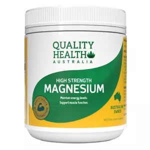 HIGH STRENGTH MAGNESIUM 300mg 100 tablets 100% MUSCLE ENERGY PMS AUSTRALIAN MADE - Picture 1 of 4