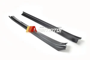 Carbon Fibre Door Sill Scuff Plate Insert Trim Cover fits 20-25 Toyota Supra GR - Picture 1 of 6
